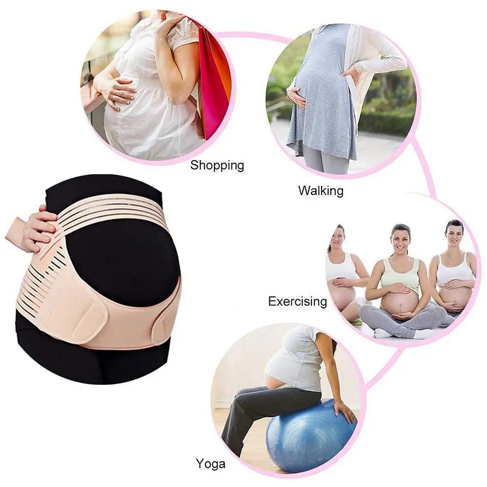 Ceinture de soutien de grossesse 3 en 1, ceinture de maternité, soins de la taille, soutien de l'abd