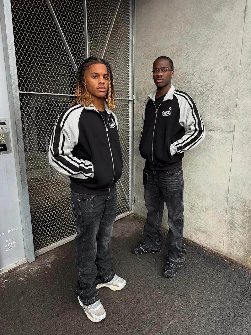 Y2K Vintage Slim Fit jean à la mode lavé hommes femmes Harajuku Hip Hop jambe droite pantalon gothiq