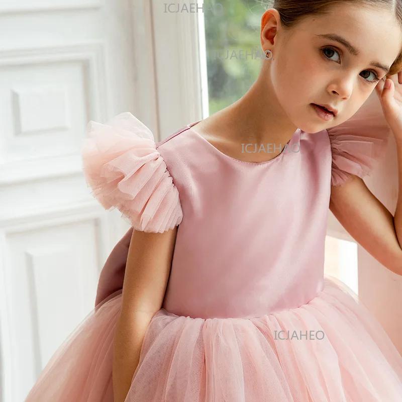 Robe de princesse en tulle pour filles, idéale pour le premier anniversaire, les fêtes d'enfants, le