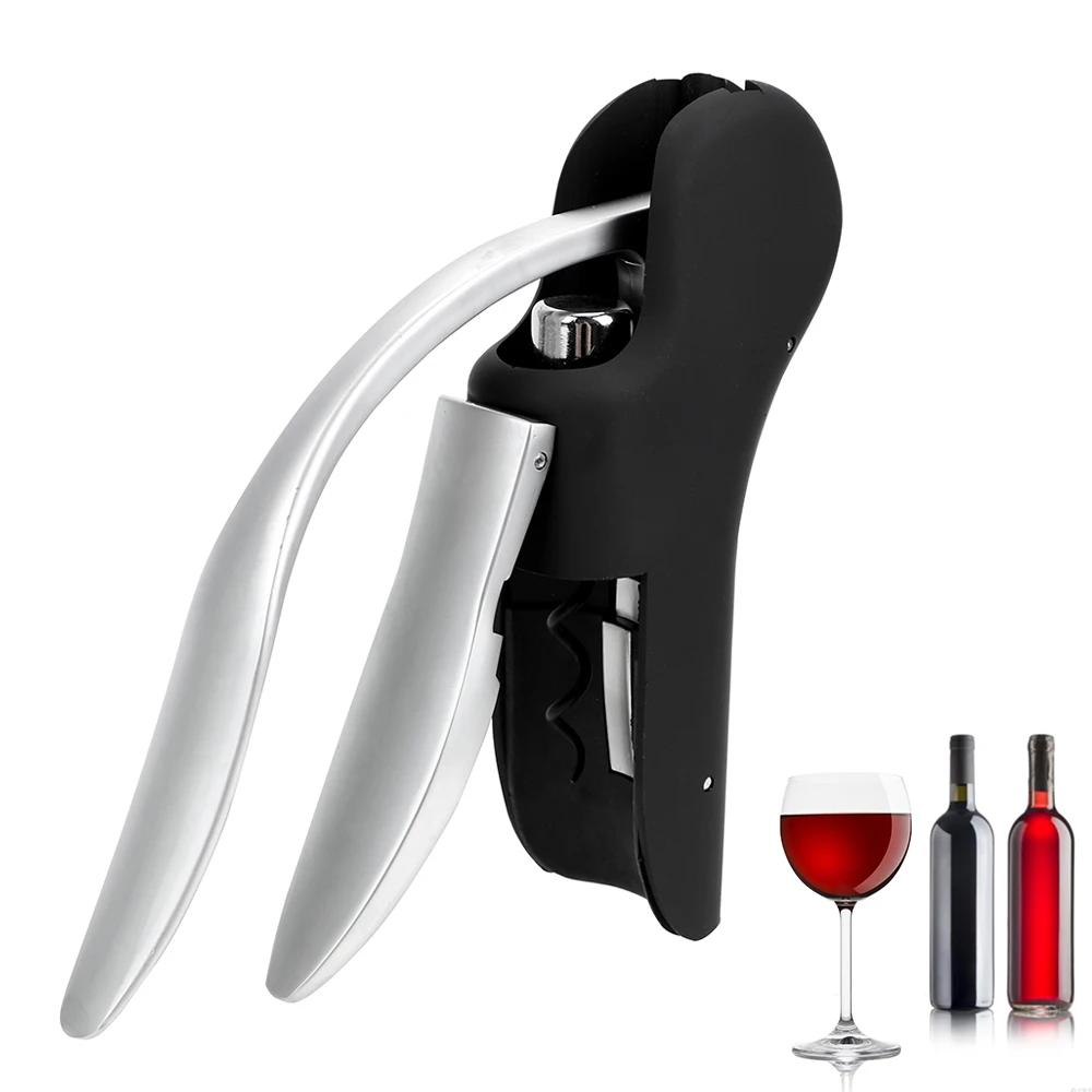 Tire-bouchon à levier de barre de coupe-capsule, ensemble d'outils pour le vin, perceuse à liège, ki