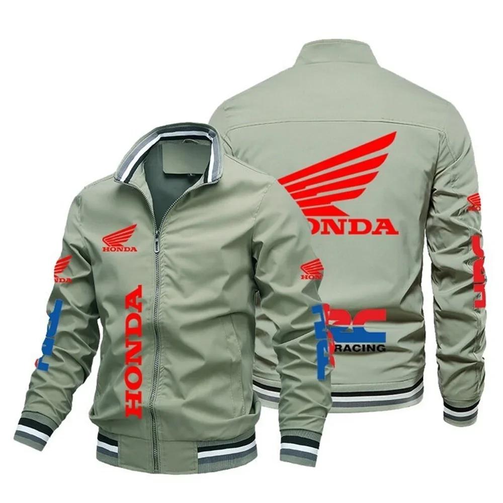 Honda Moto 2025 nouvelle veste de Moto modèle Bomber veste Baseball Moto haut hommes