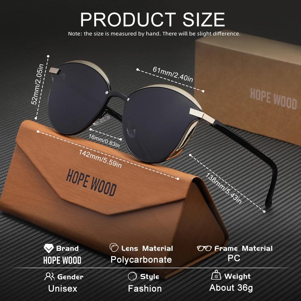 HOPEWOOD – lunettes de soleil polarisées pour femmes, accessoire de lunetterie pour dames, protectio