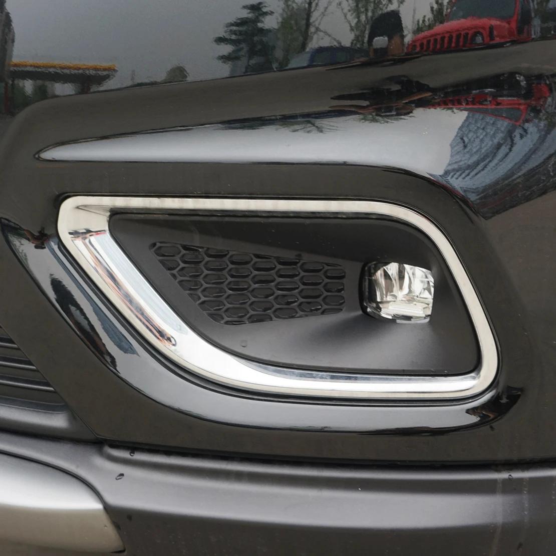 Cadre de protection pour phare antibrouillard avant gauche adapté à la Jeep Cherokee 2019 2020