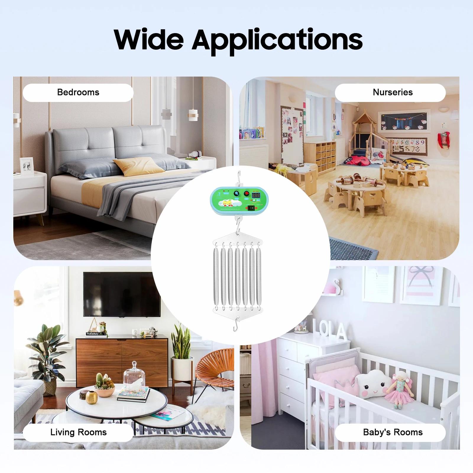 Contrôleur de balançoire pour bébé, moteur de balançoire suspendu pour bébé, minuterie électrique, b