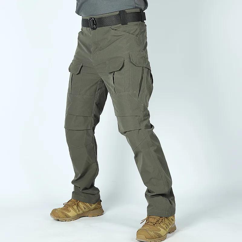 Pantalon tactique de travail multi-poches pour hommes, imperméable, pour Sports de plein air, randon