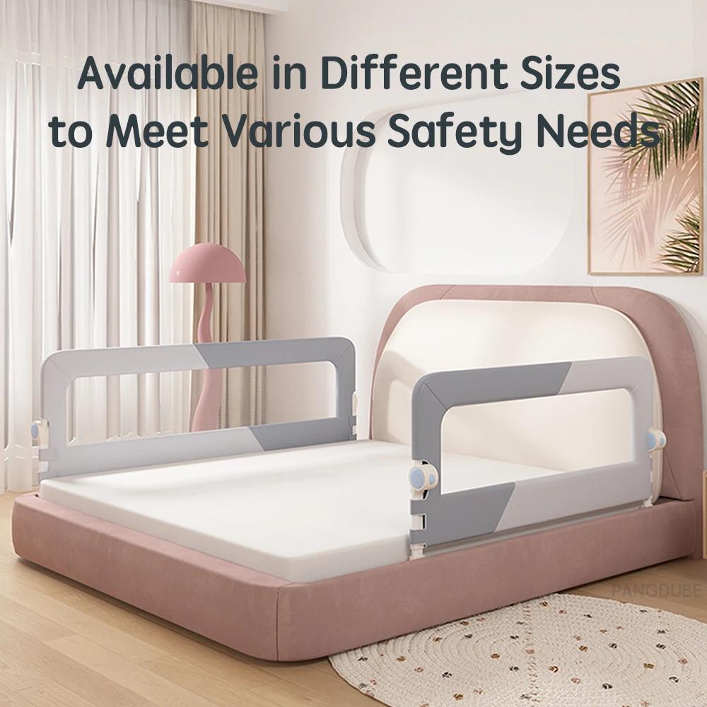 PANGDUpun1-Barrière de protection pour lit de bébé, garde-corps pour enfant, installation sans vis