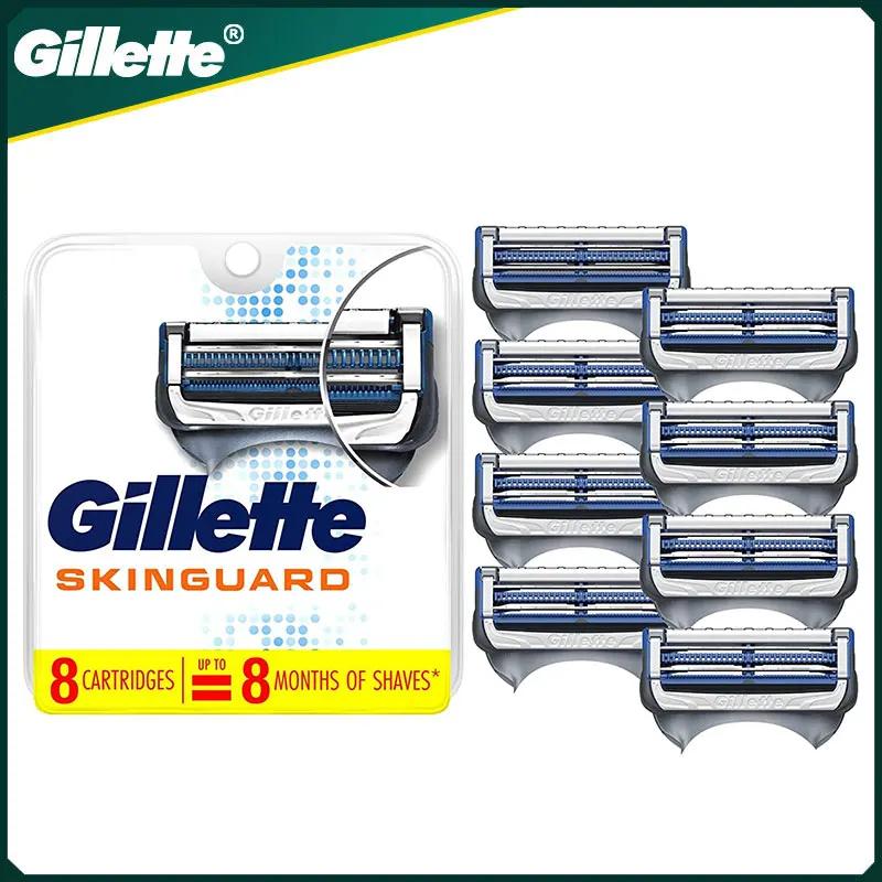 Gillette-SkinGuard Original pour Homme, Recharge de Lame de Rasoir, 2 Couches pour Peau Sensible, Ra