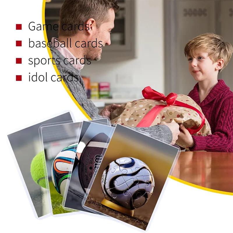 Porte-cartes en plastique dur PVC, 25 pièces, porte-cartes de jeu, jouet pour protecteurs, rangement