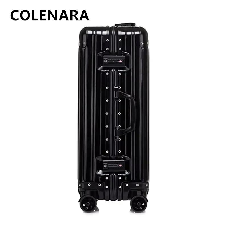 COLENARA valise de cabine valise à bagages de grande capacité 20 "boîte d'embarquement tout en alumi
