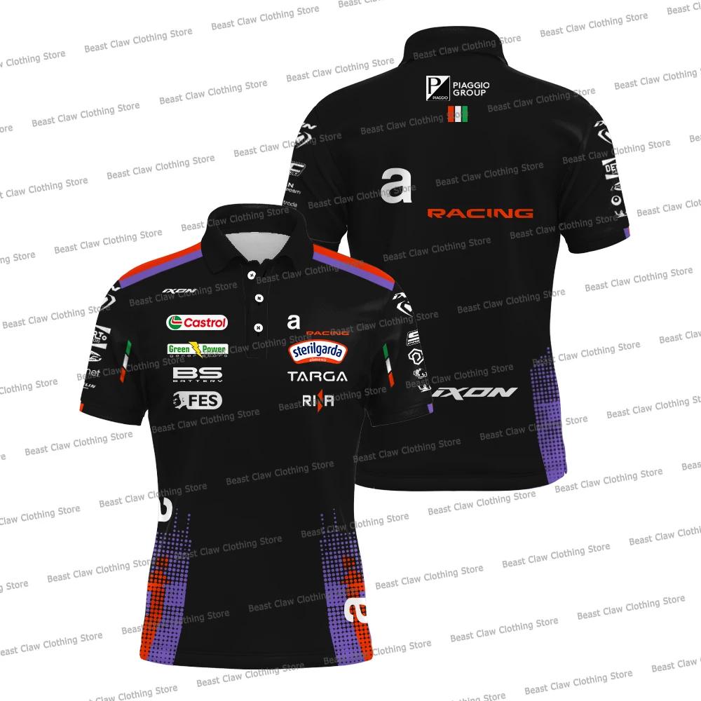 Nouveau Polo de l'équipe de course Marco Bezzecchi 72 2026, T-shirt de pilote Martin 89 à séchage ra