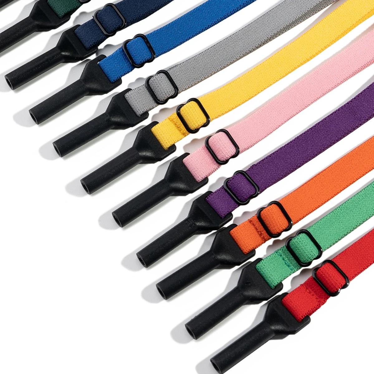 Chaîne de lunettes, taille réglable, corde élastique, sangle de lunettes, Sport, antidérapant et Ant