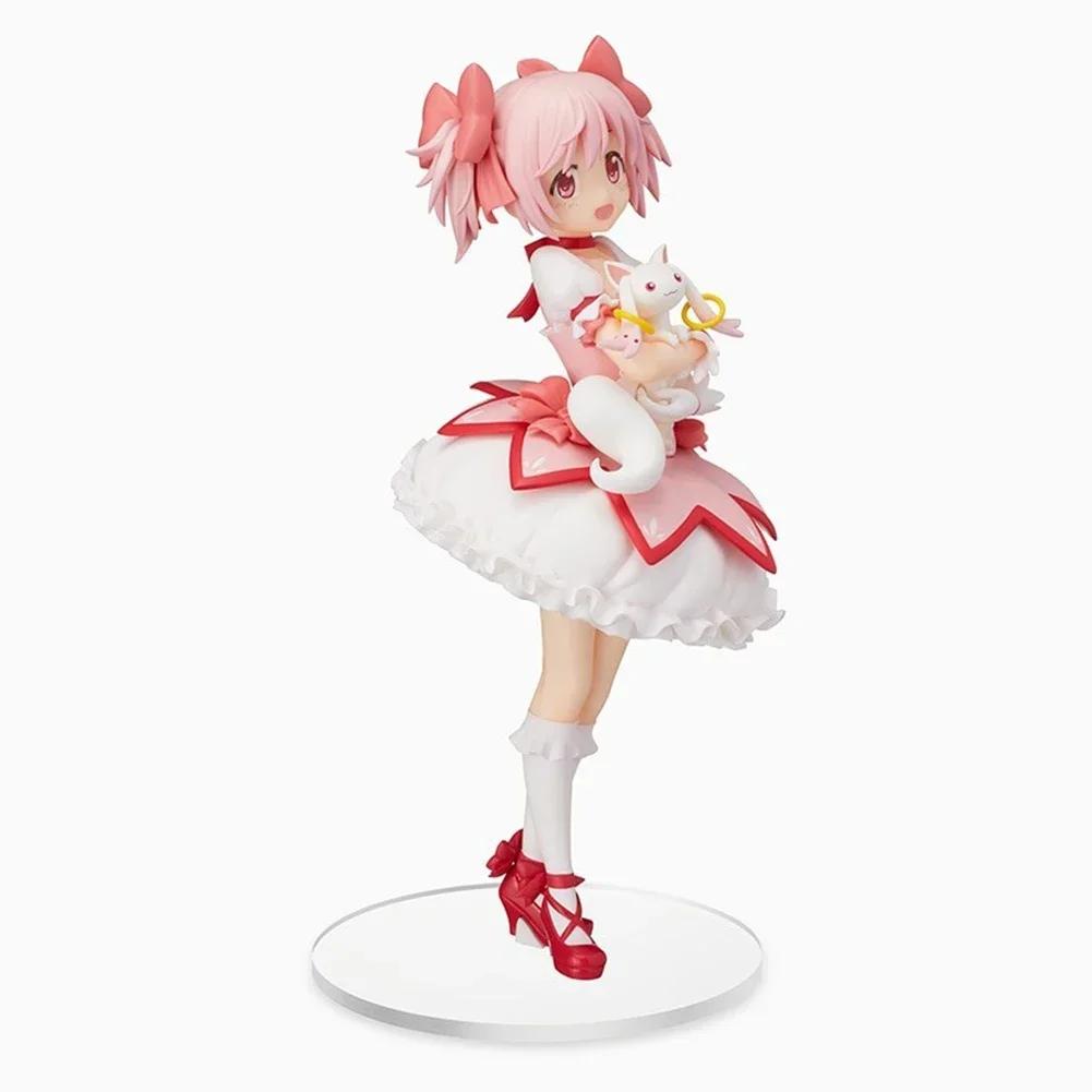 22 cm PMMM fille magique Anime Figure Kaname Madoka Figurine Kawaii Akemi Homura Figurine mignon Lol