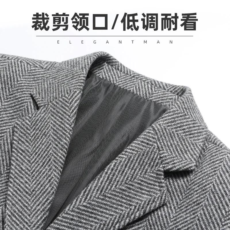 Blazer pour hommes, mode Business, beau Gentleman, Version coréenne de Style britannique, loisirs, S