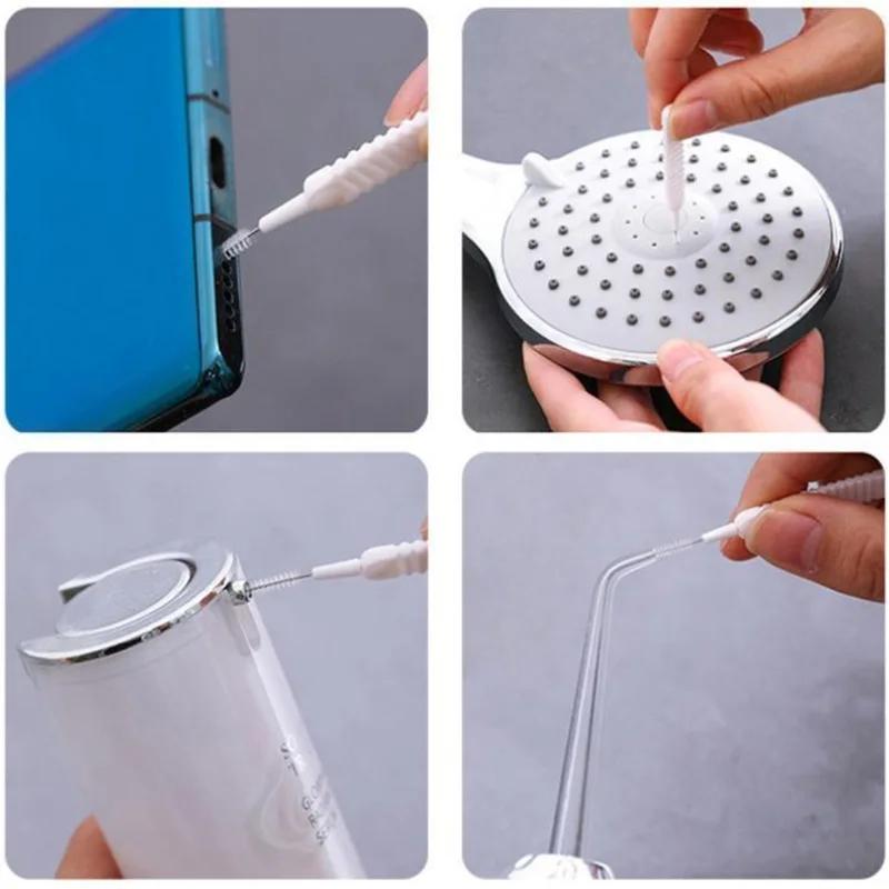 HOShower-Pommeau brosse de lavage anti-encrassement pour livres de téléphone, micro brosse en nylon 