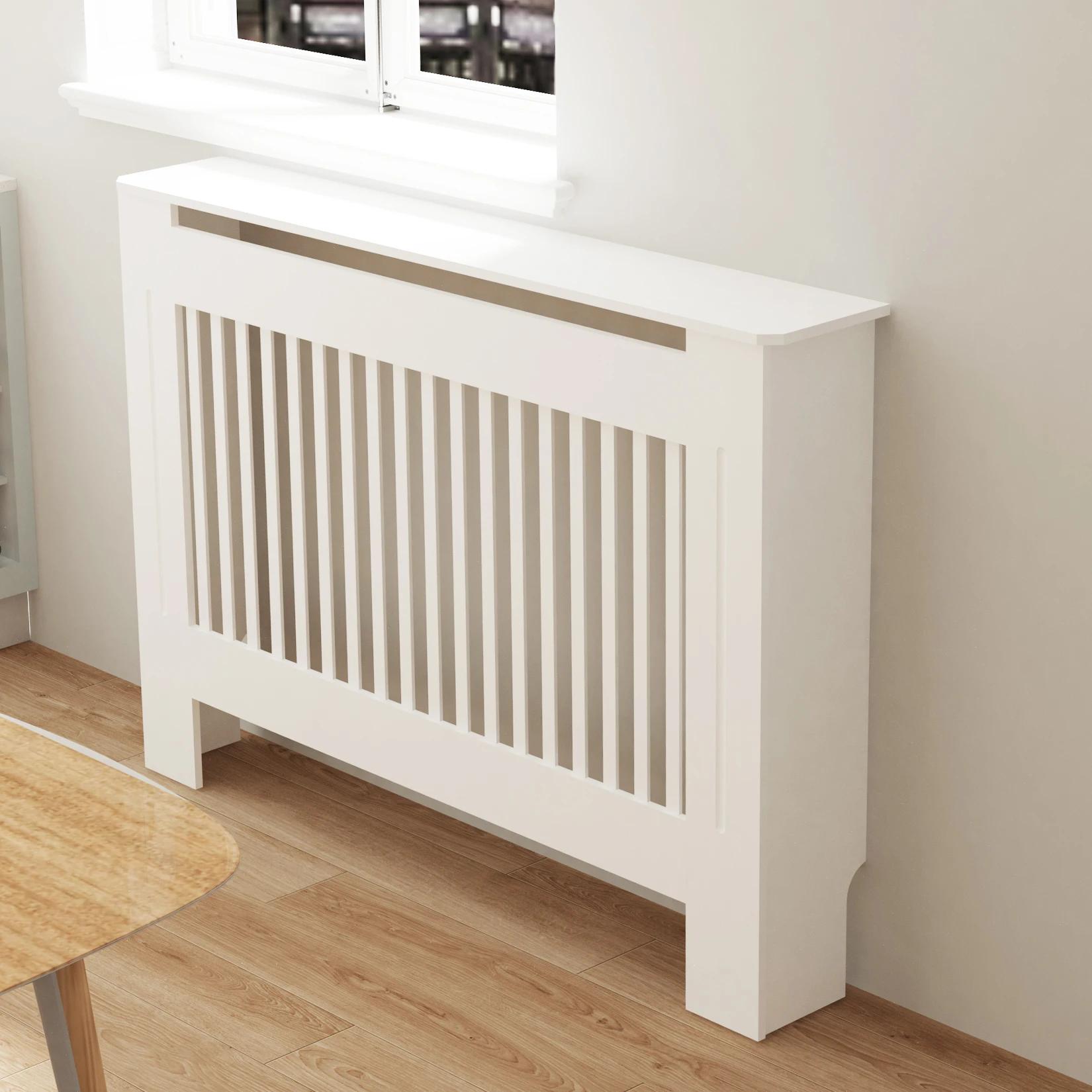Couverture de calandre blanche pour armoire murale en bois, style moderne, tailles S/M/L/XL