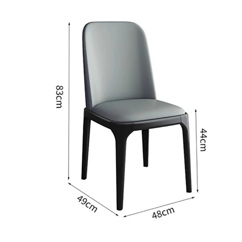 Ensemble de 2 chaises de salle à manger modernes, de luxe, tendance, nordique, pour salon, salle à m