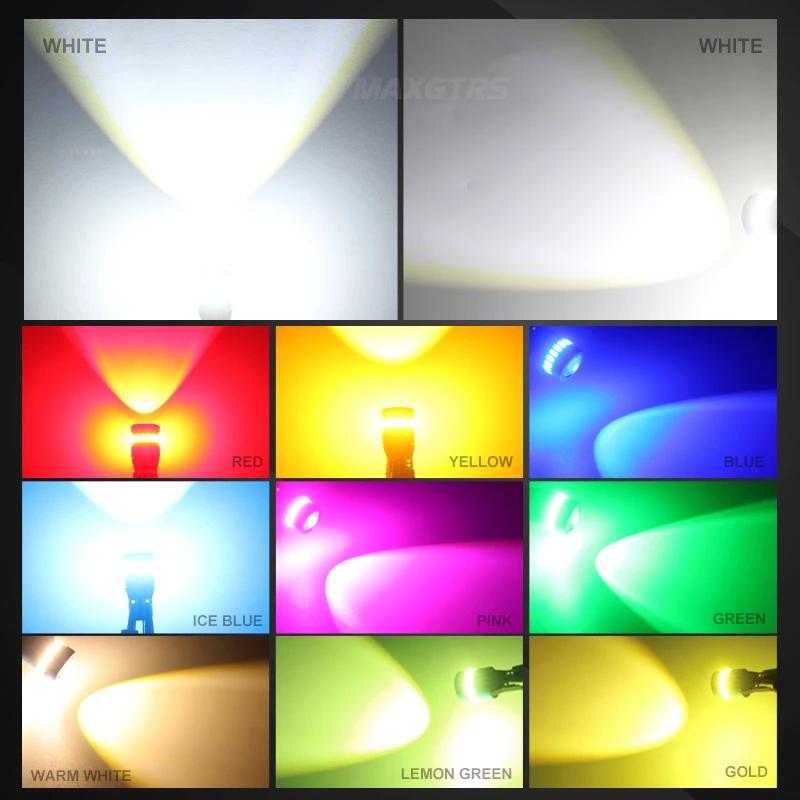 10 pièces W5W T10 LED lumières Canbus sans erreur voiture lumières pour Peugeot 4008 307 206 308 407
