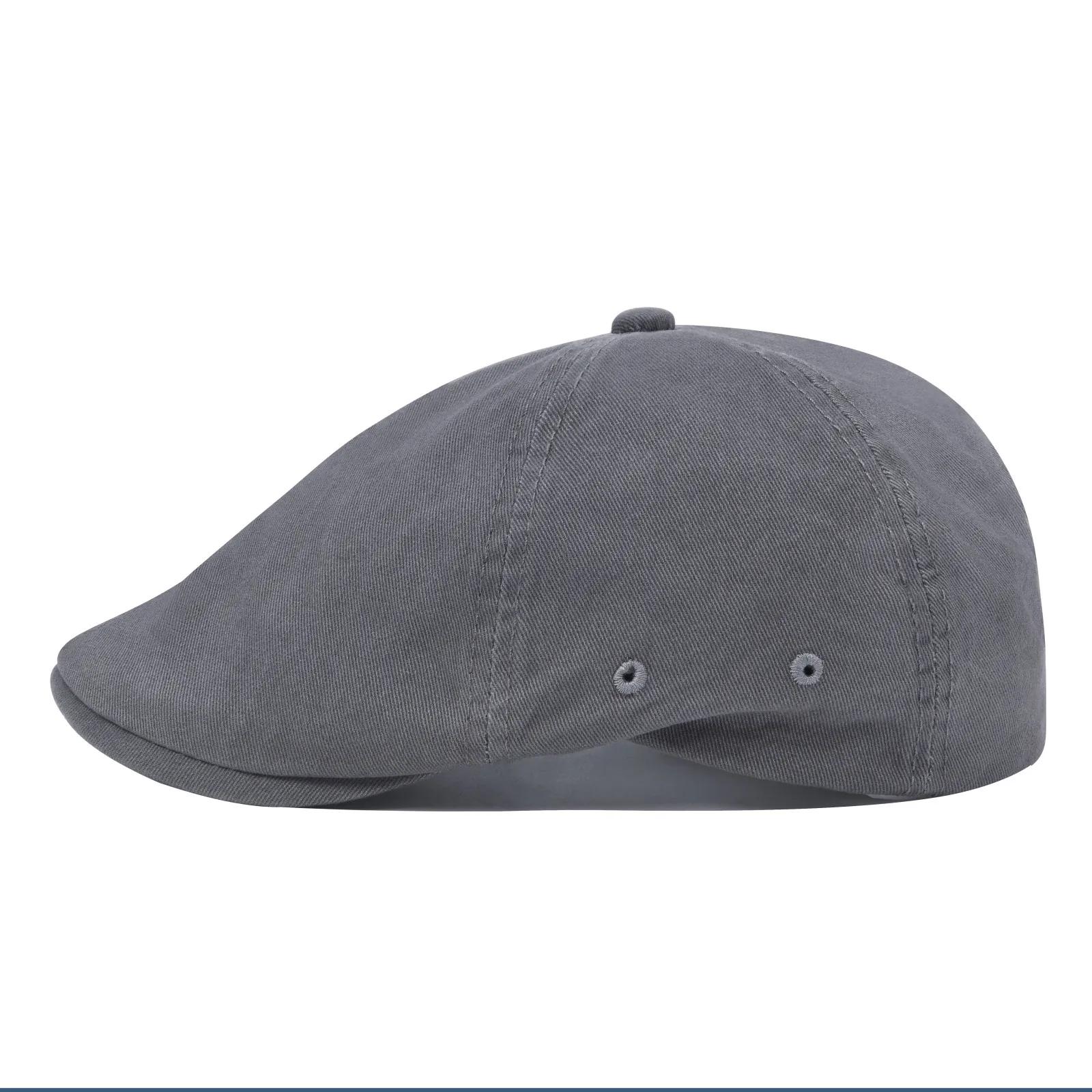 Casquette plate en coton pour homme VOBOOM, style newsboy, cabbie, Gatsby, Ivy, Irish, 6 panneaux, a