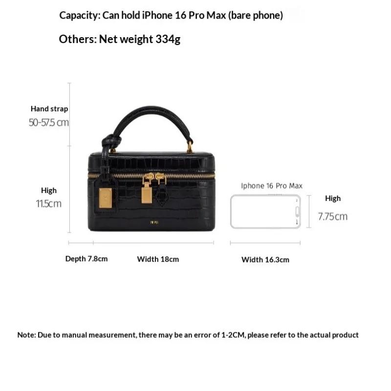 Sacs fourre-tout miniatures JW PEI pour femmes, sac bandoulière en cuir vegan gaufré façon croco, pe