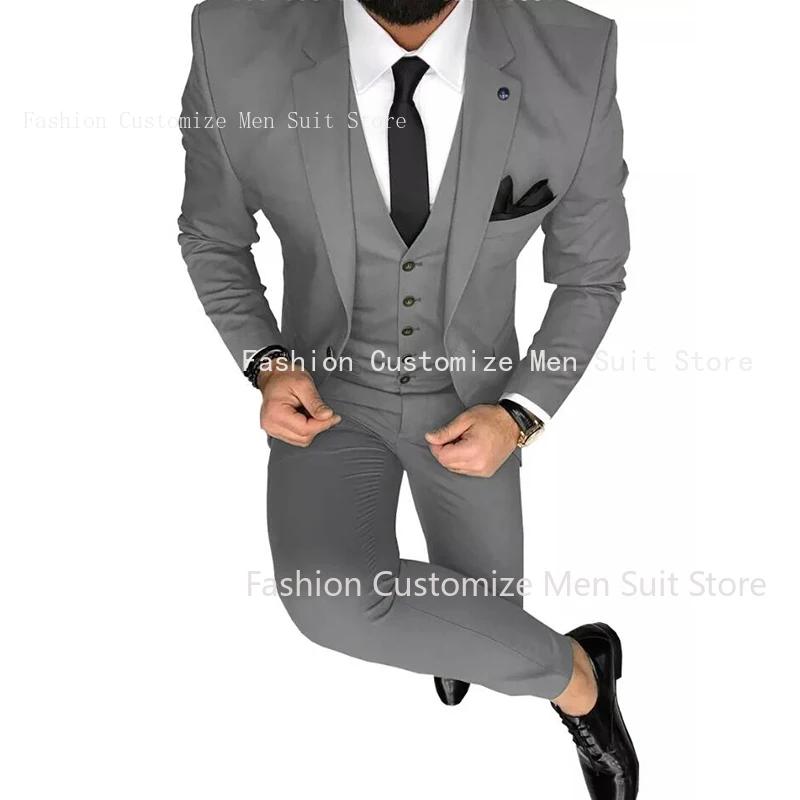 Smoking de mariage classique vert olive pour hommes, olympiques pour marié, revers cranté, blazer Sl