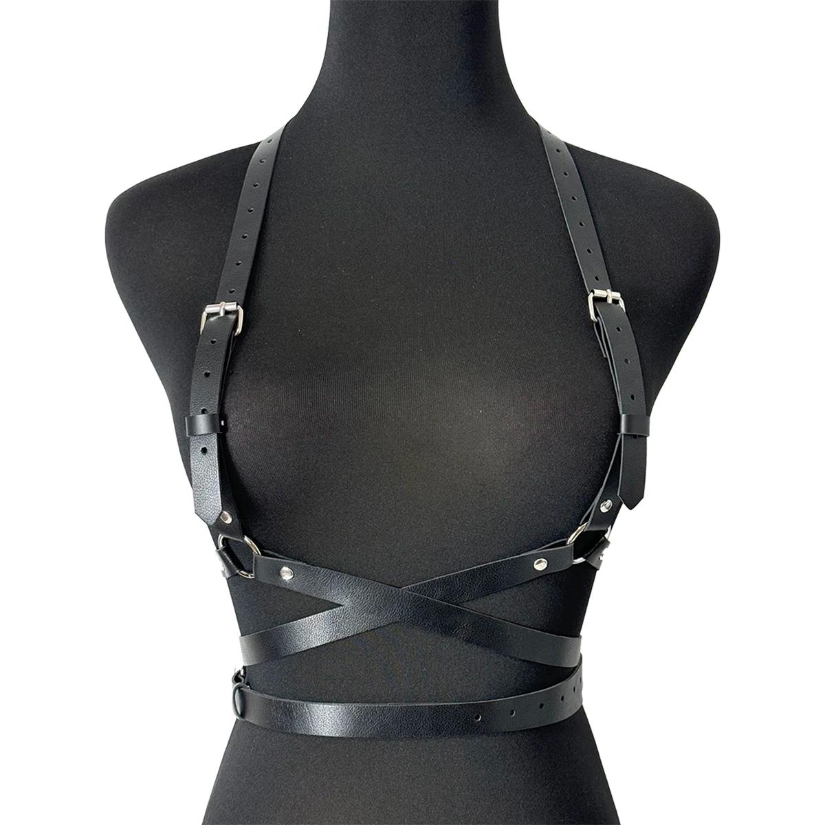 Ceinture Punk pour femmes, Style de rue, bretelles pour femmes, harnais de corps, Corset, accessoire