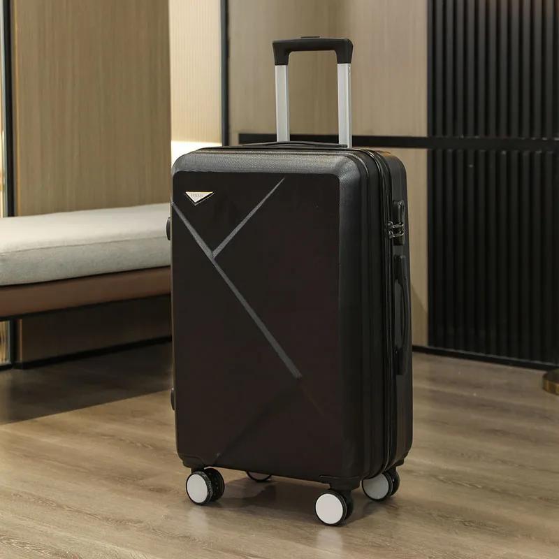 Valise à bagages à main irrégulière Z 20/24/28 pouces, roues rotatives en Abs avec serrure à combina