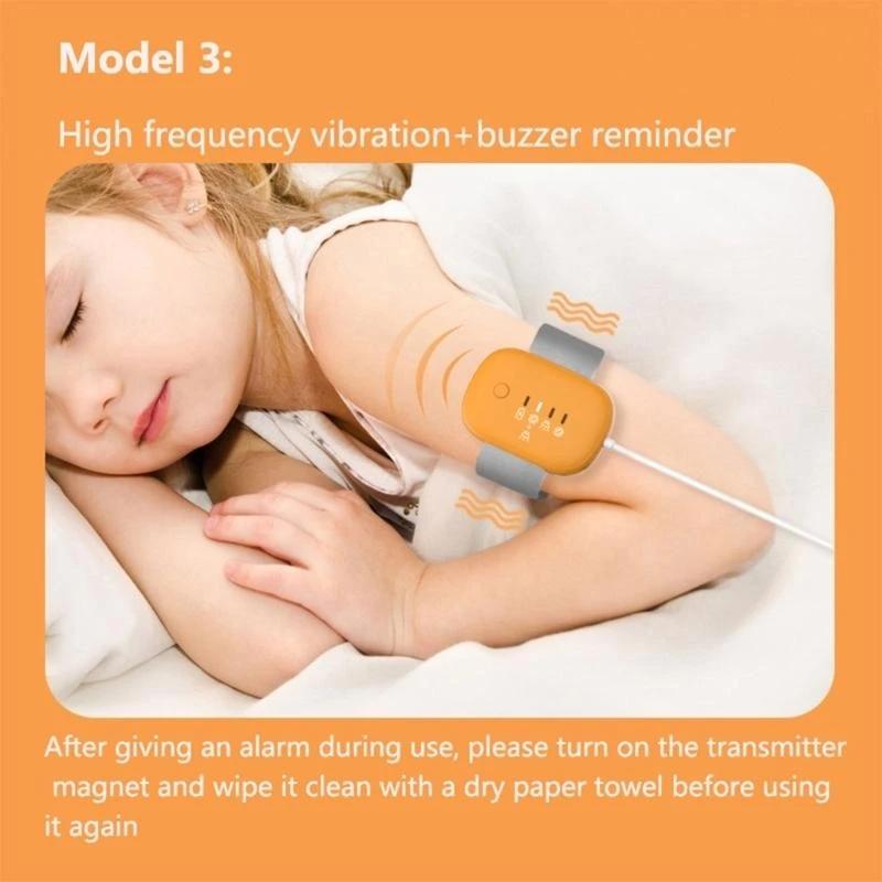 Système d'alarme d'énurésie J15U pour enfants, capteur d'énurésie lit, bracelet avec son Vibration r