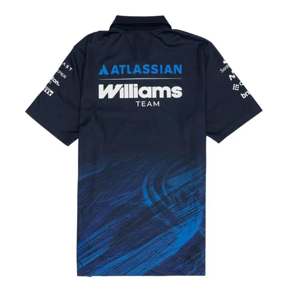 Nouveau Polo Williams Racing 2026 Carlos Sainz 55 Alex Albon 23 T-shirt de Sport Extérieur à Séchage