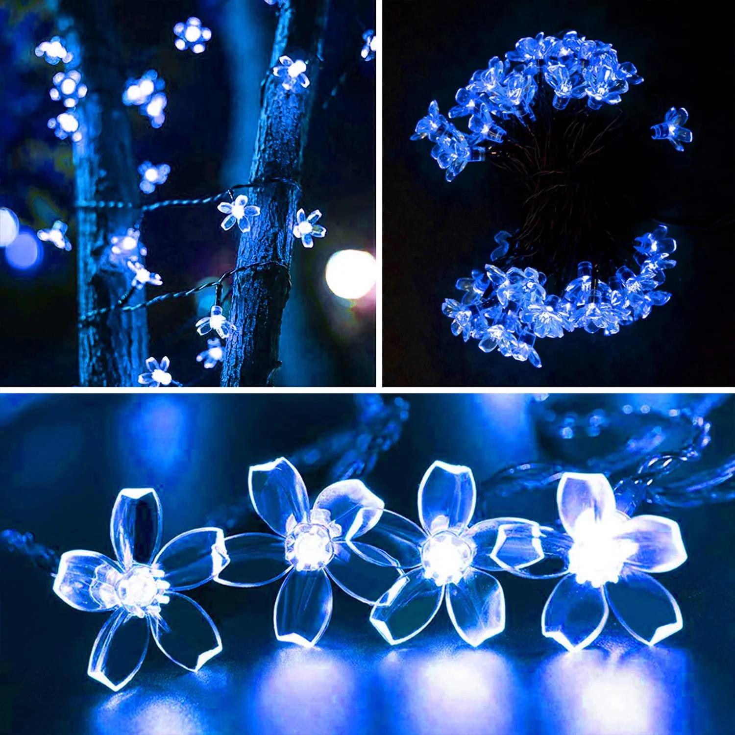 Guirxiété lumineuse solaire pour jardin, étanche, décoration de jardin