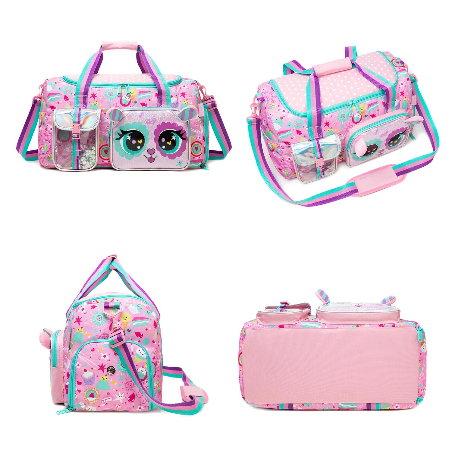 Sac de sport pour enfants, sac de voyage pour filles, sac de nuit pour filles, sac de danse pour fil