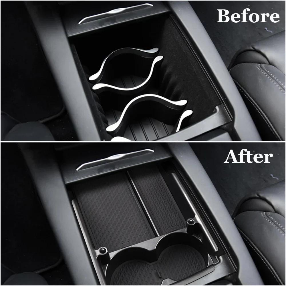 Boîte de rangement pour accoudoir de Console centrale de voiture, organisateur de plateau, tapis ant