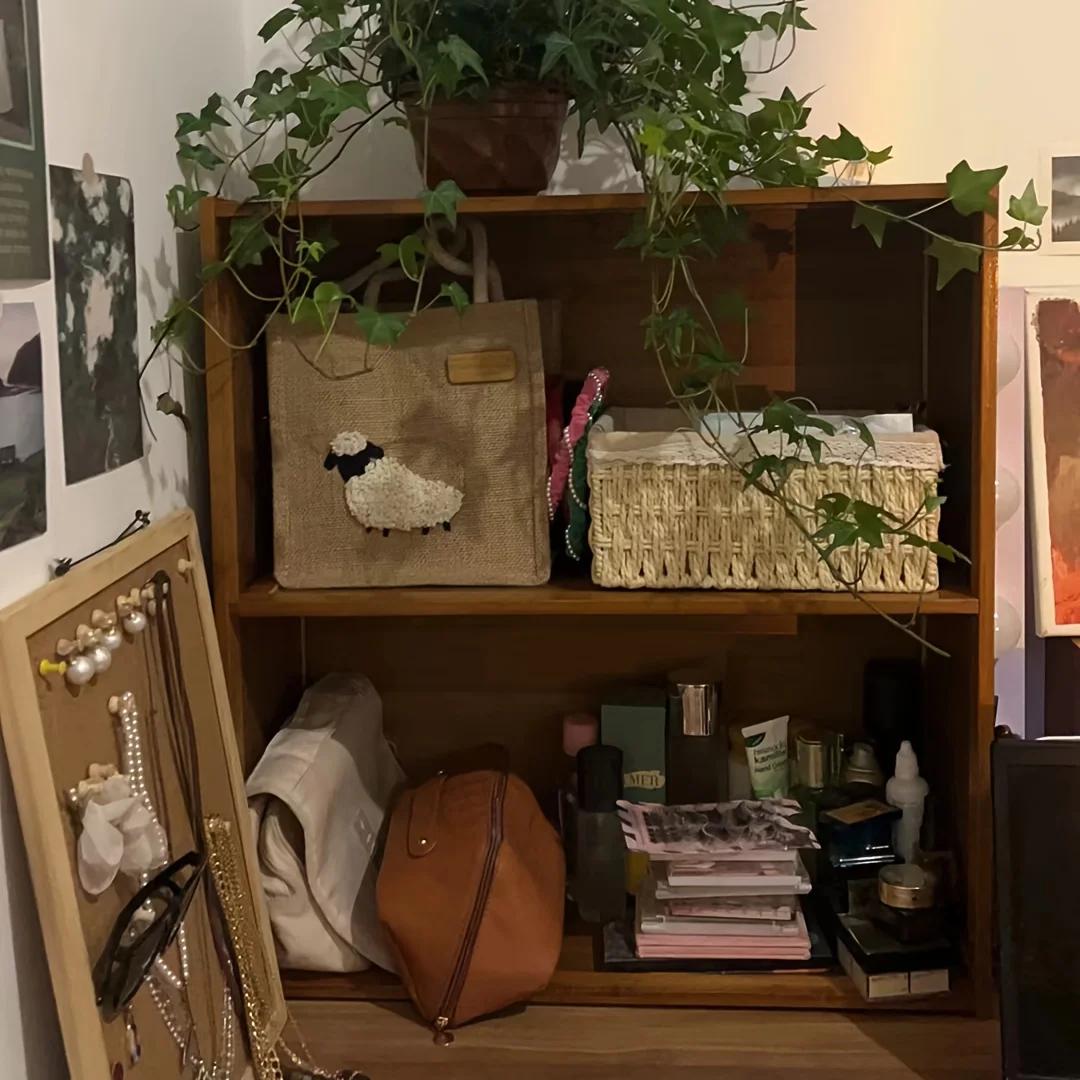 Armoire de rangement de style chinois - Armoire de rangement à 2 niveaux pour le salon de bureau - A