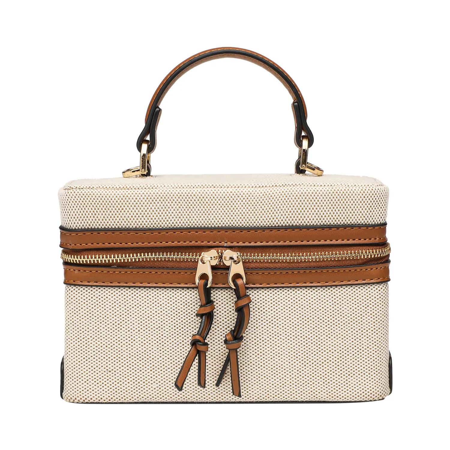 Sac à langer de créateur de style parisien classique pour femmes, sac fourre-tout en cuir de luxe, g