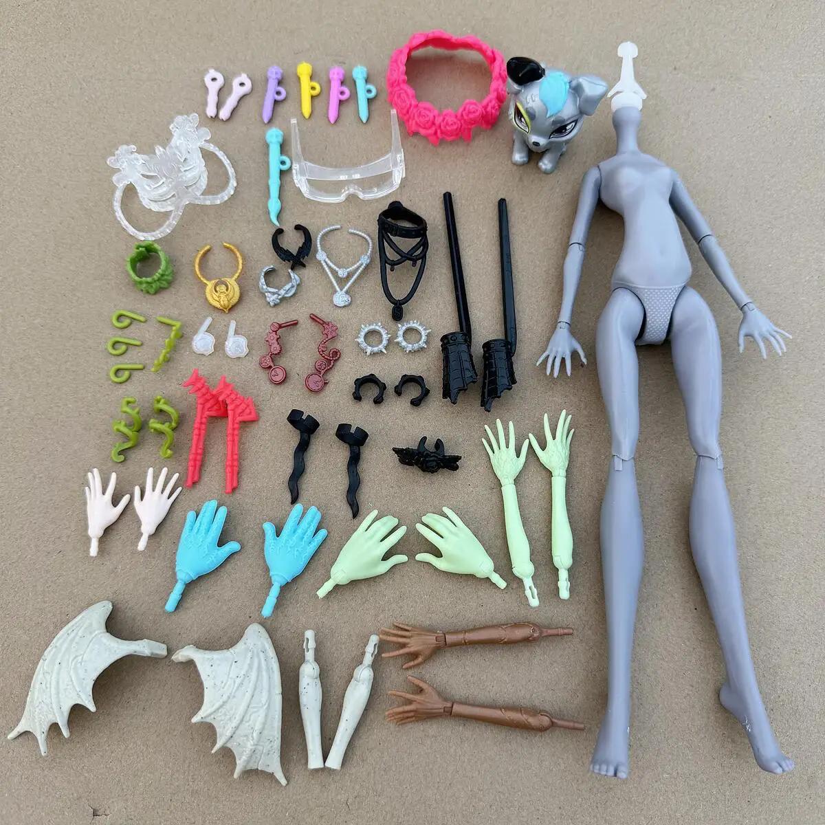 Nouveaux accessoires pour poupées monstres 1/6 : bracelets, colliers, boucles d'oreilles, bras et ma
