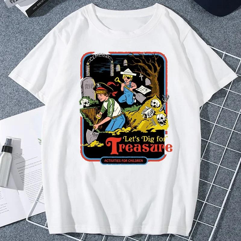 Classique Vintage années 90 t-shirt femmes hommes Grim Evil série hauts nostalgie effrayant Alien su
