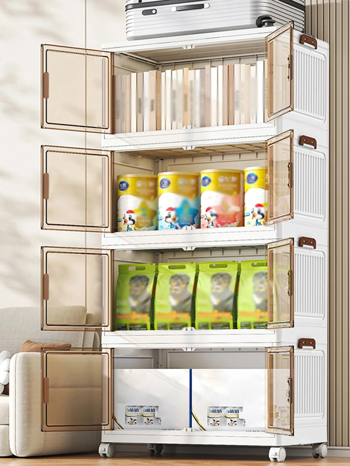 Bacs de rangement en plastique de 45 à 5 couches avec couvercles, conteneurs de rangement empilables