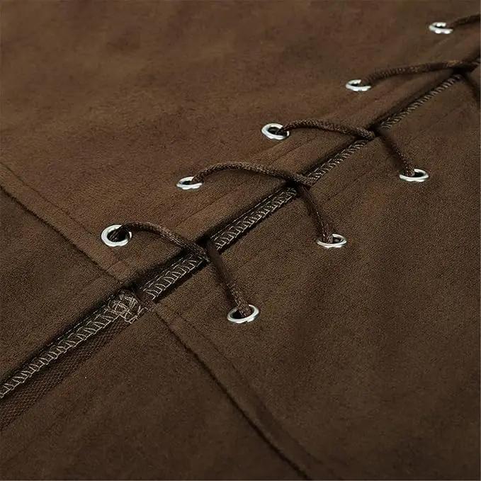 Gilet de Pirate pour hommes, Costume de Pirate pour hommes, Costumes médiévaux pour adultes, gilet R