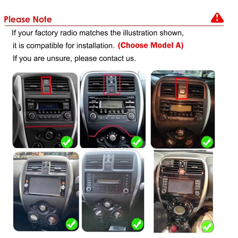 Autoradio Android 16 9 pouces pour NISSAN Micra K13 March K13 2013-2017 Carplay Écran Auto Sans 2din