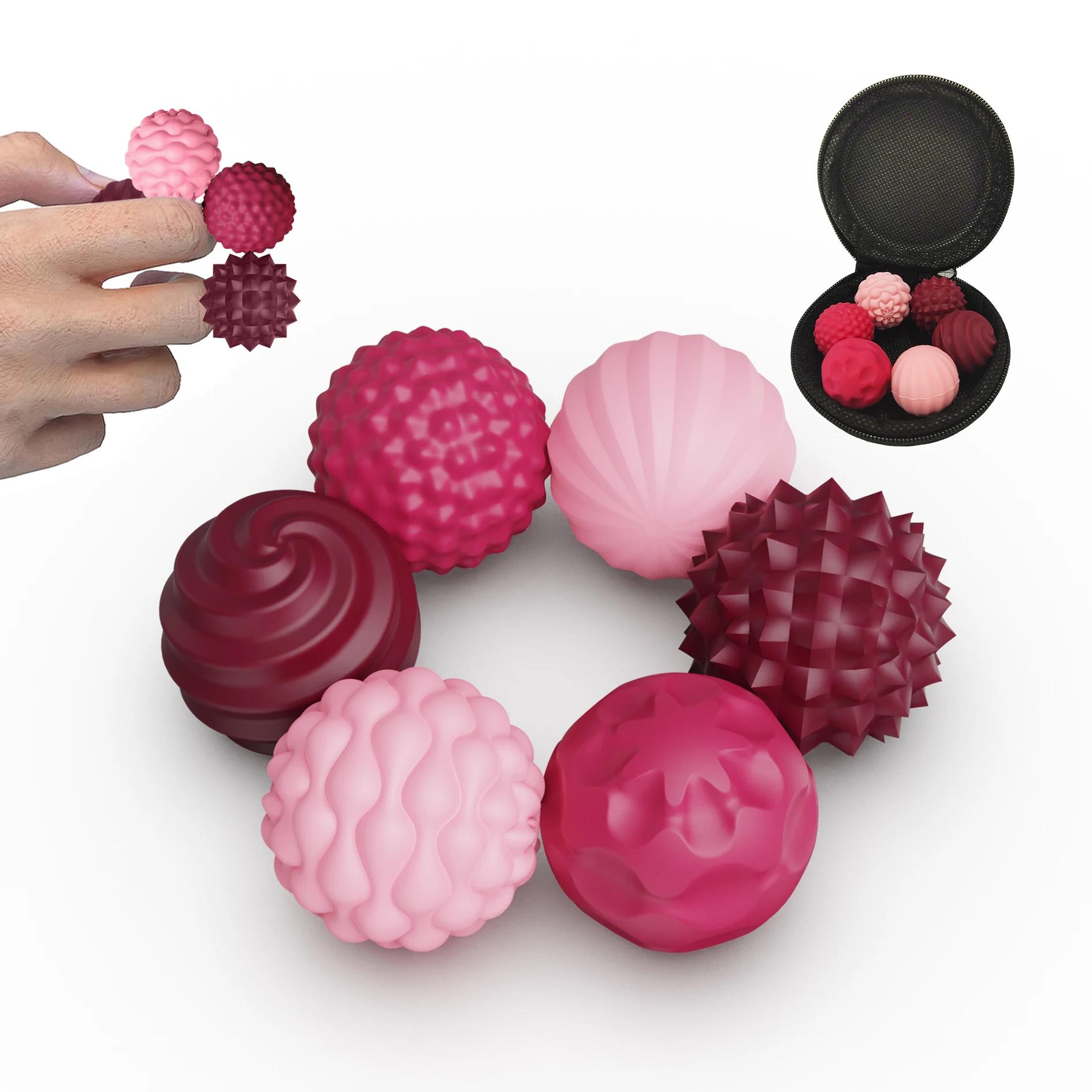 Boules magnétiques EDC, 6/12 pièces, jouets anti-Stress, anxiété, jouet sensoriel, balles magnétique