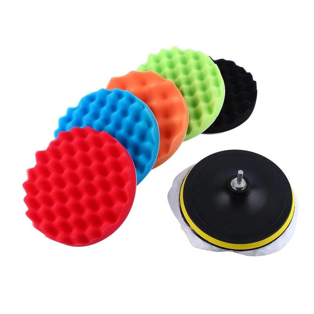 Jeu de tampons de polissage, filetage 4/6/7/5 pouces, Kit de tampons de polissage pour réparation au