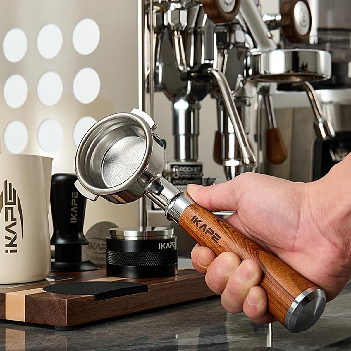 IKAPE – porte-filtre sans fond, pour Delonghi/Barsetto/Berivlle/Lamarzocco/Welhome/Flair58/ECM/Lelit