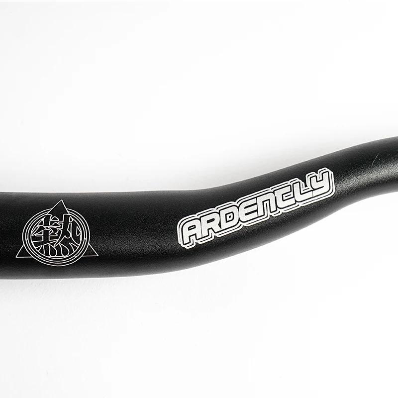 Ardently-Guidon de vélo à vitesse unique en alliage d'aluminium, 31.8mm, 480mm