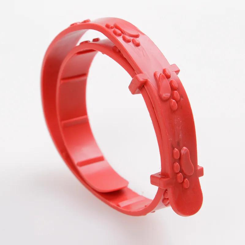 10 pièces/lot Anti-puces tique chat collier petit chien rosée collier à puces animal de compagnie ré