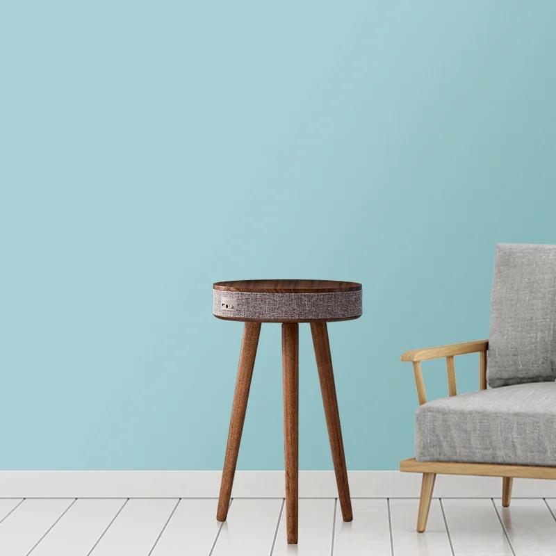 Table basse intelligente créative avec haut-parleur HIFI Bluetooth, chargement sans fil, Style nordi
