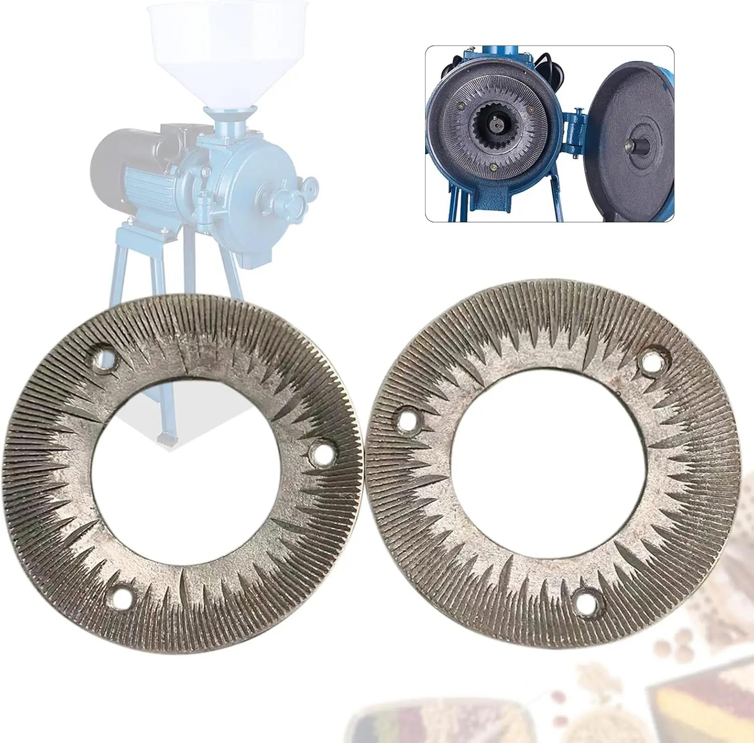 2 disques de broyage, moulin à grains électrique 3000W 110V, plaques de broyage pour grains secs, ad