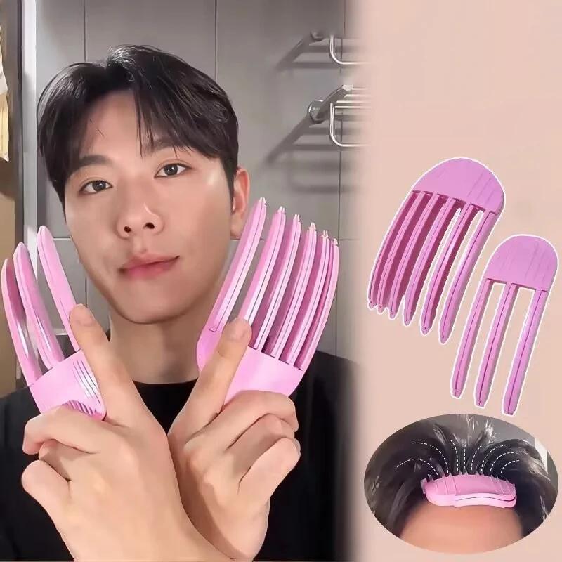 Épingle à cheveux moelleuse rouleau à cheveux friser frange Clips racines de cheveux volumisant pinc