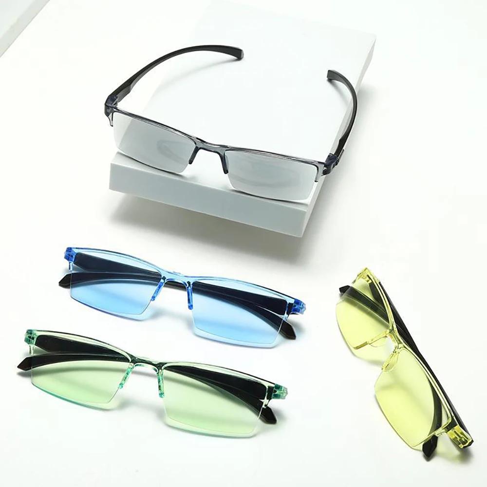 Lunettes de lecture intelligentes à n'aime automatique pour hommes et femmes, anti-lumière bleue, lu