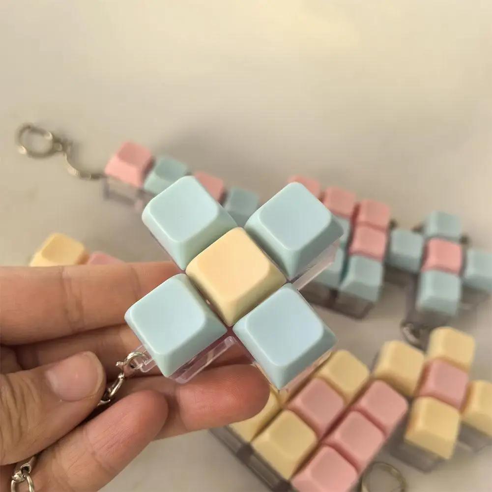Fidget décompression 1/4/5/9 clavier clé jouet Anti-Stress doigt clavier jeux pour adultes Antistres