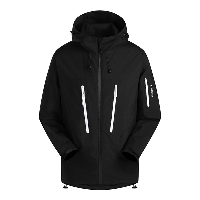 Veste d'alpinisme pour hommes, coupe-vent et imperméable, tissu à la mode, Design Hip Hop, manteau d