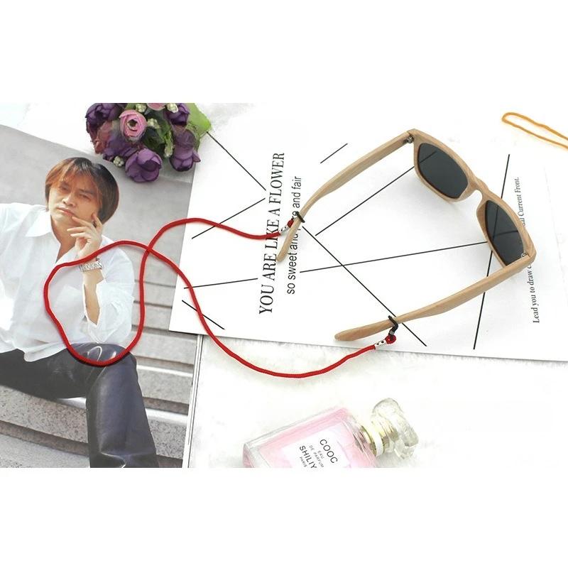 12 pièces-1ensemble lunettes lanière mode coloré Nylon lunettes corde lunettes de soleil lunettes de
